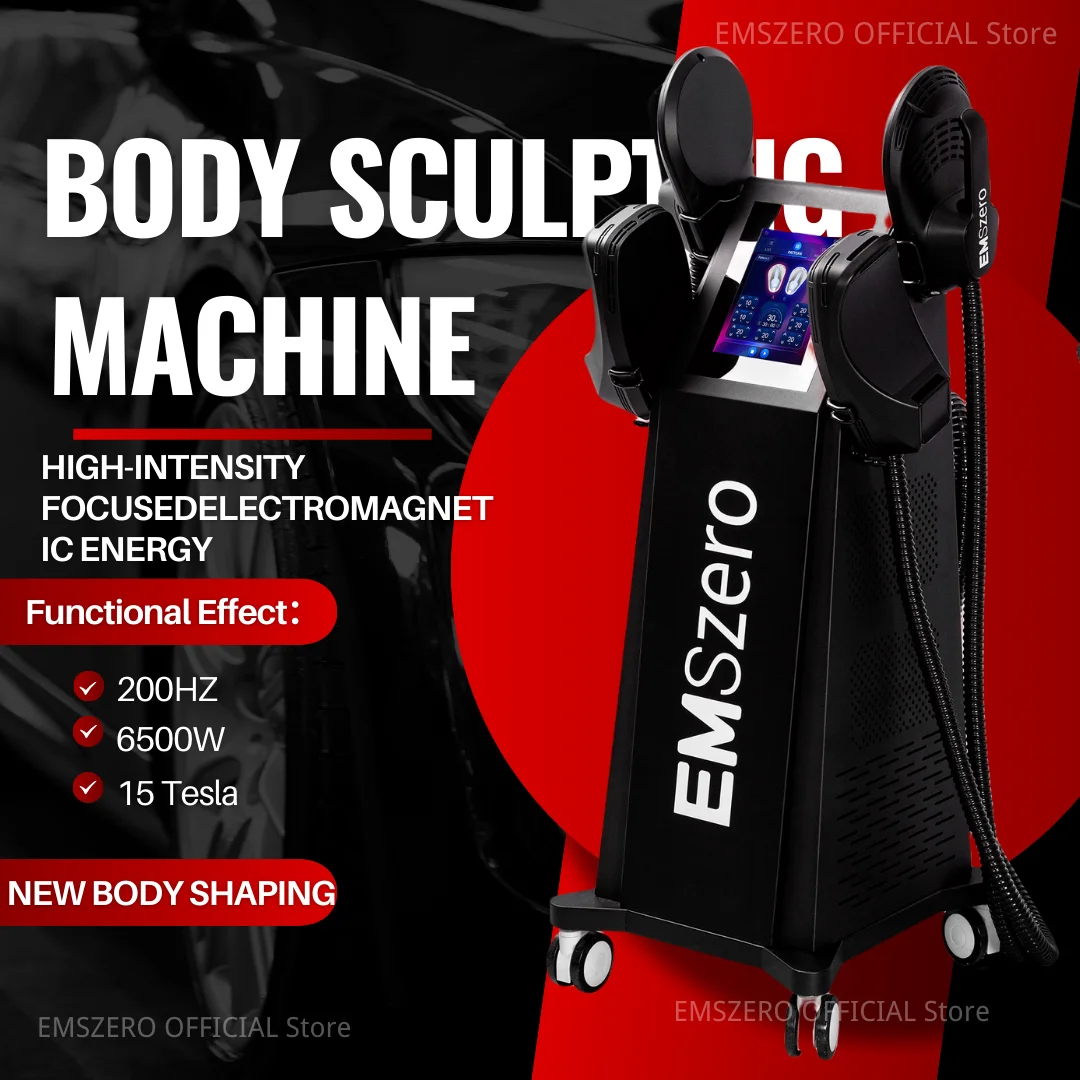 2025 Professional Nova EMSzero Neo 6500W High Power  RF  Hi-emt Body Sculpt EMS Muscle Stimulate Best Selling Emszero Machine