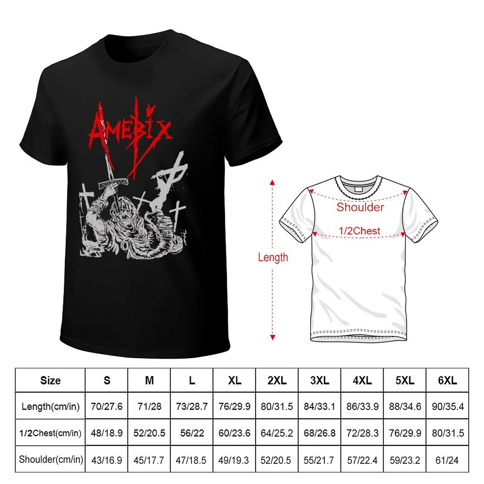 Poster Amebix My Favorite People T-Shirt Performance Workout Short Sleeve Tee