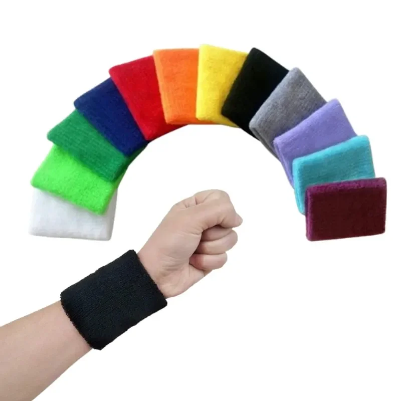 Sport Wristband Sweat Band Wrist Support Hand Brace Wraps Guards for Gym Volleyball Basketball Tennis Running Sweatband