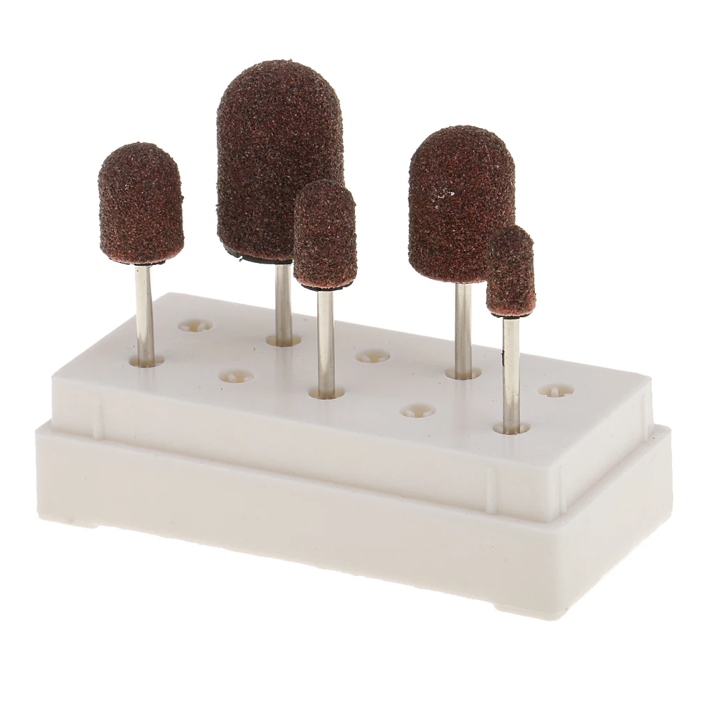 

Pedicure Sanding Caps Ceramic Grinding Nail File Bits Foot Callus Remover Head for Nail Art Supplies and Set