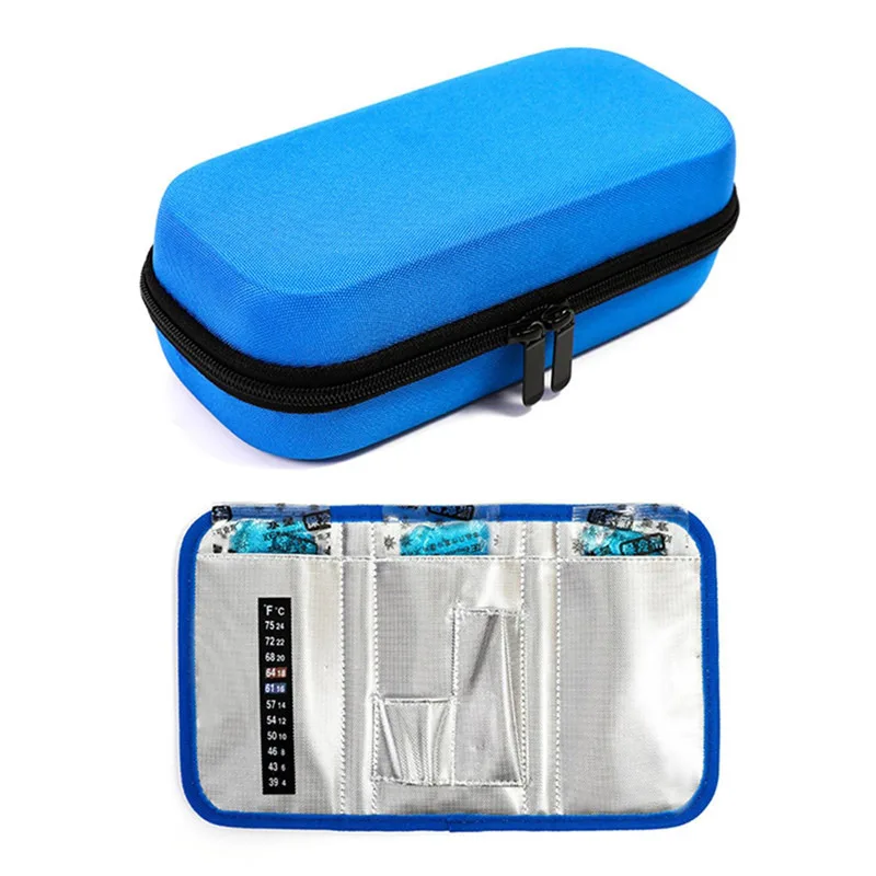 Medical Cooler Travel Pocket Packs Pouch Drug Freezer Box For Diabetes People EVA Insulin Pen Case Cooling Storage Protector Bag