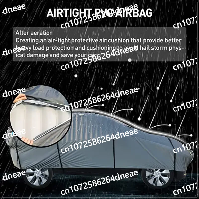 High Quality Inflatable Foldable Padded Car Cover Hail Protection Shelter Proof Car Cover Tent