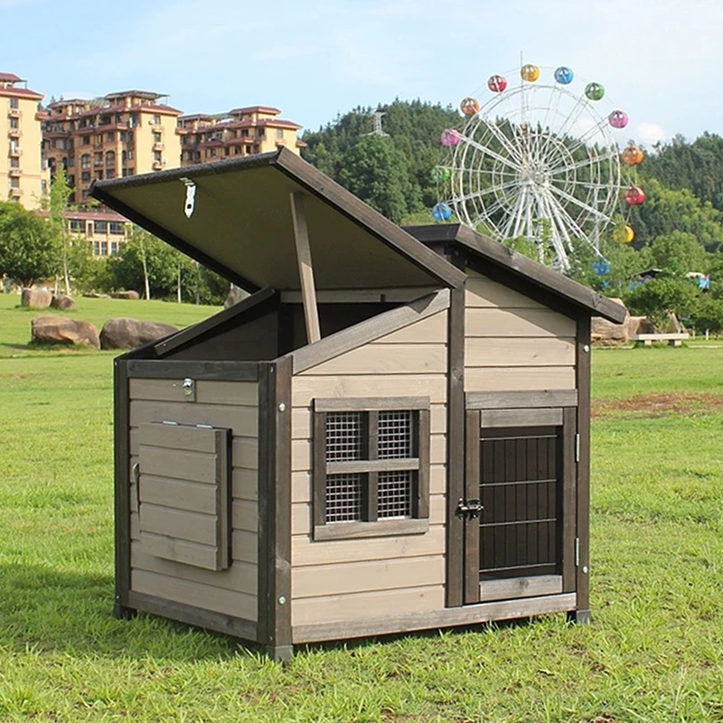 Personalizável Cuccia da esterno Gabbia per cani quattro stagioni Villa da esterno Cana di grandi dimensioni Cuccia per