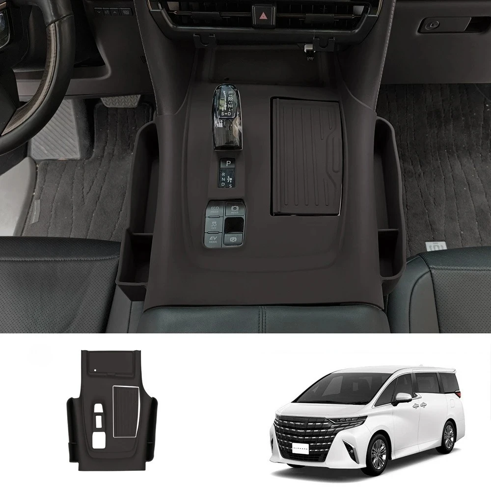 

Силиконовая накладка для переключения передач на центральной консоли с ящиком для хранения, водонепроницаемая защита от царапин для Toyota Alphard 40 Series 2023 2024