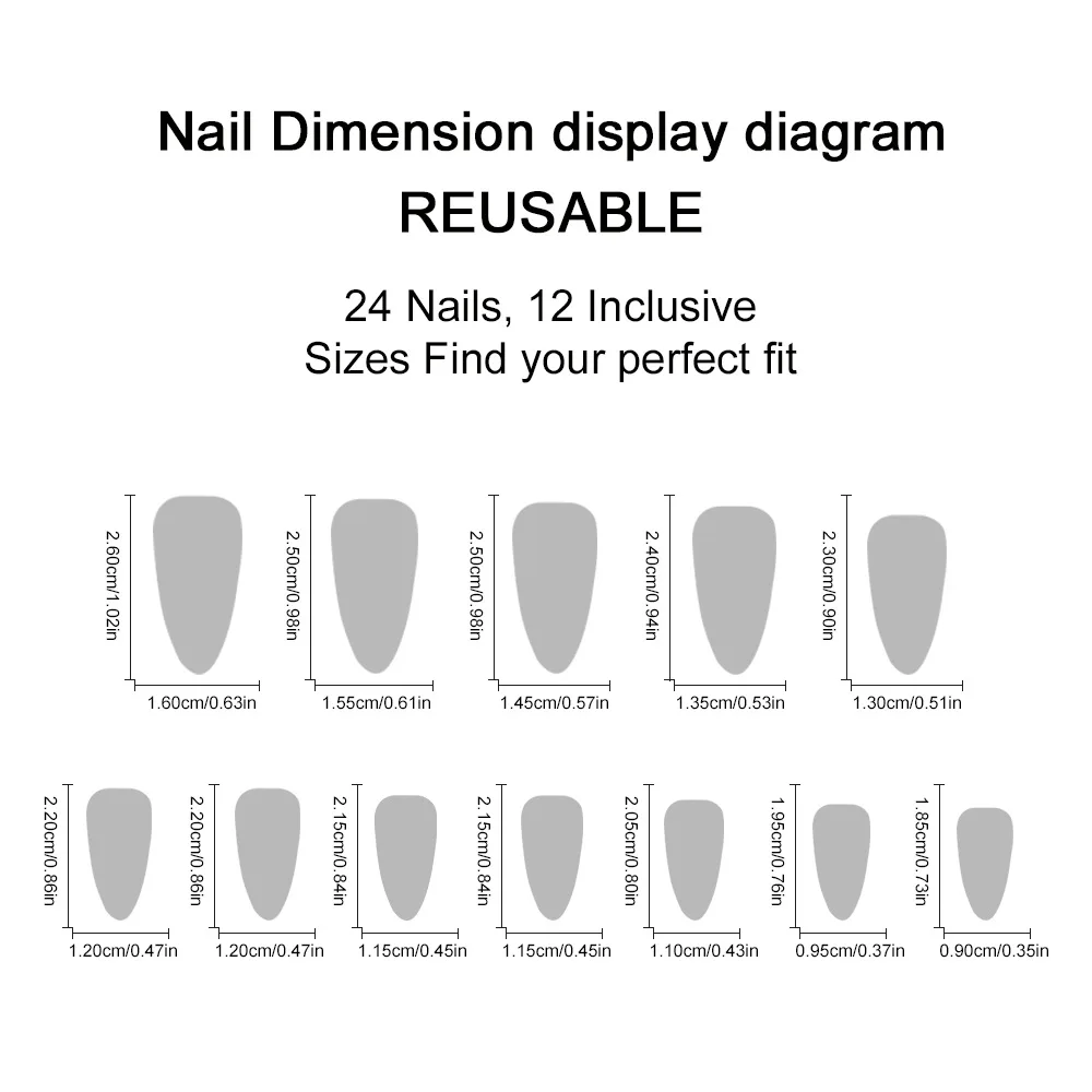 Faux ongles mi-longs avec nœud papillon 3D, motif de fraise douce, élégants pour filles portant des pointes de manucure à pression, 24 pièces/boîte