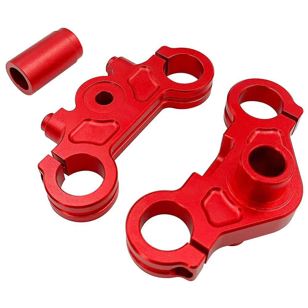 TRINOOD Set di triple morsetti in lega di alluminio 7075 per parti Promoto-MX per moto RC 1/4