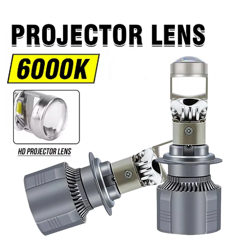 

2PCS Car Lamp H7 H4 H1 9006 H11 9005 Super Bright LED Headlight High/Low Beam Fog Light Bulb White 6000K 12V