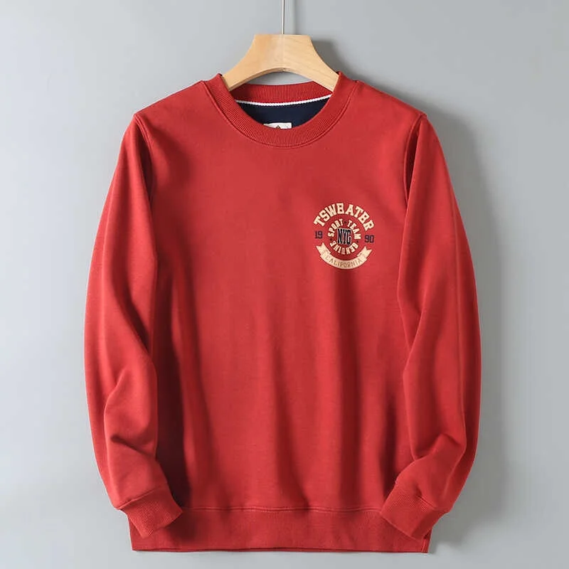 

Мужская толстовка American Sle Heavyweight в стиле ретро с буквенным принтом, с длинными рукавами, свободного кроя, повседневная, с круглым вырезом, на весну-осень