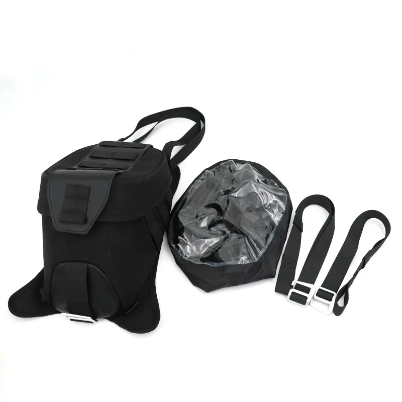 Universal Motorcycle Fuel Tank Bag Strap-on Oil Tank Backpack Portable Luggage Fastening Convenient Splash-Proof