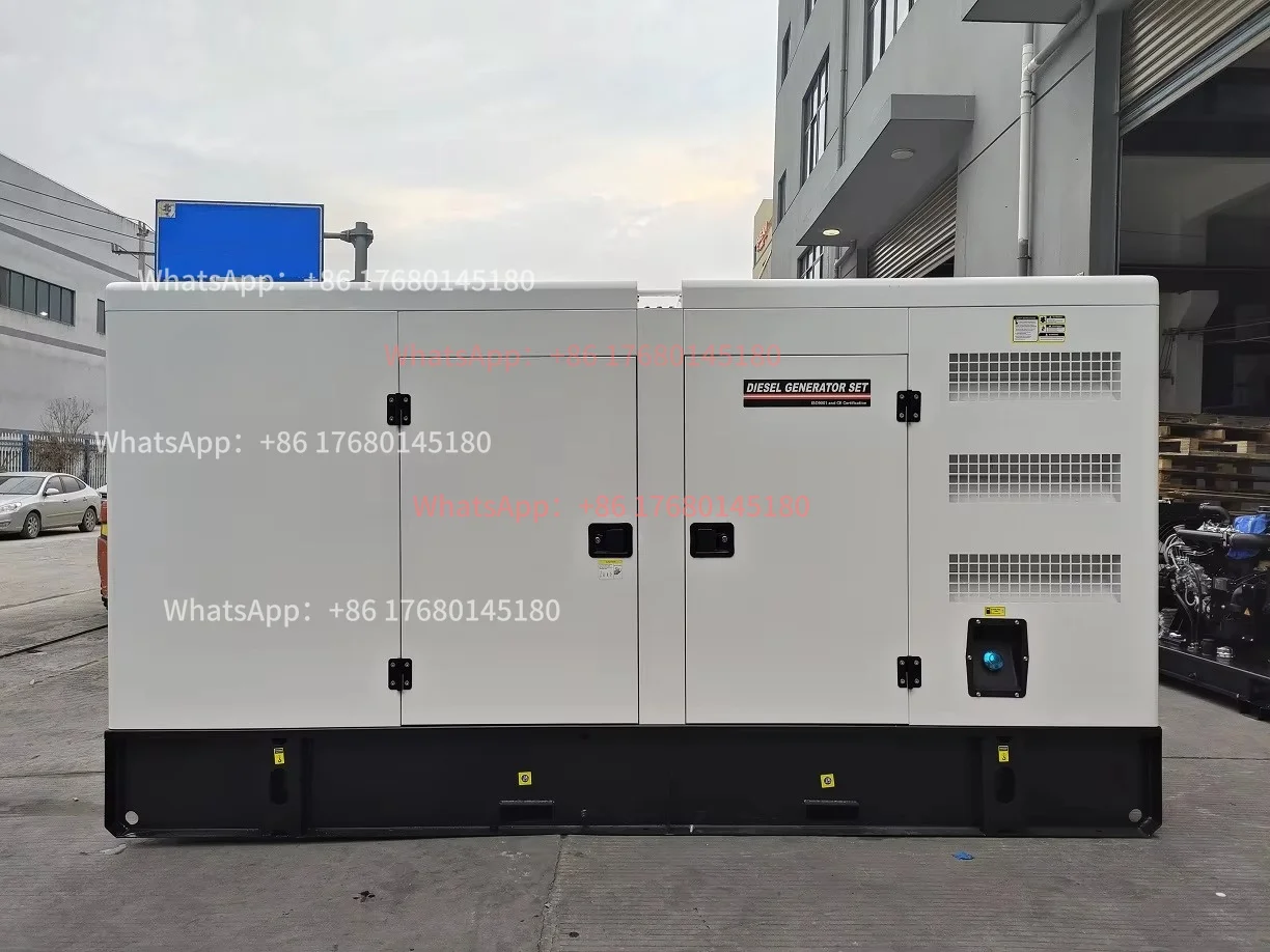 80KW 220v 4 Cylinder 1104C Hotel Hospital Cold Storage  Alternator Ultra Quiet Diesel Generator 100kva ATS
