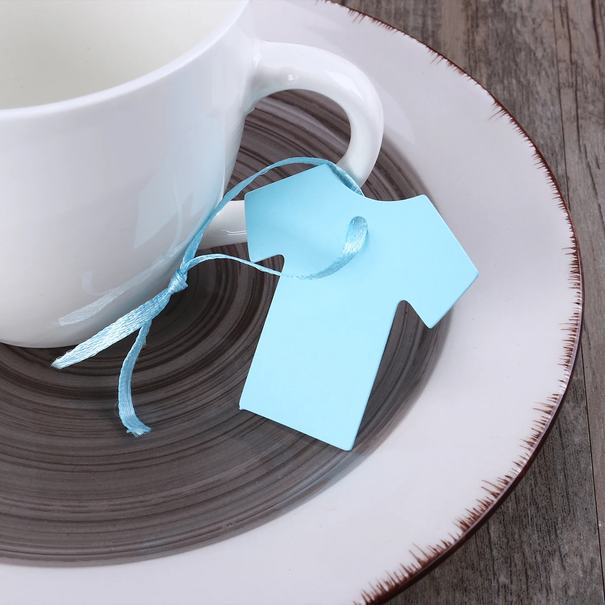 

100 Pcs Plain Blank Tags Baby Shower Gift Label Paper Rectangle Personalized Gifts