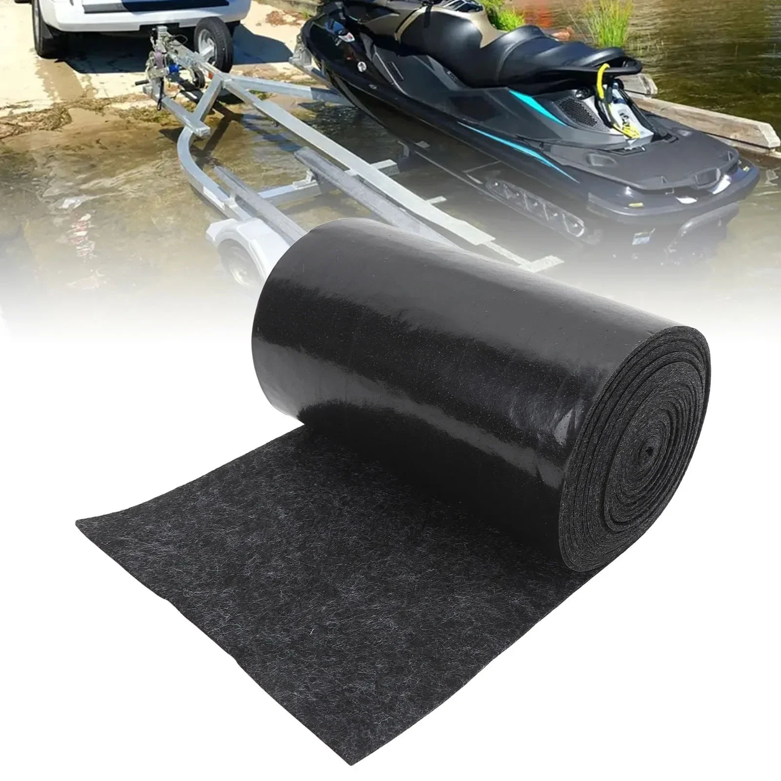 Boat Trailer Bunk Carpet Waterproof Double Layer Polyester Shock Absorption Wear Resistant Marine Bunk Padding For Ships