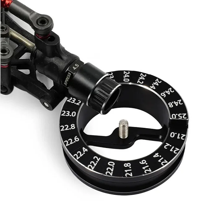 Линейка регулировки оси для 1/10 RC инструмент для ремонта автомобиля- RC круговой измеритель хода измерительная линейка набор регулировки