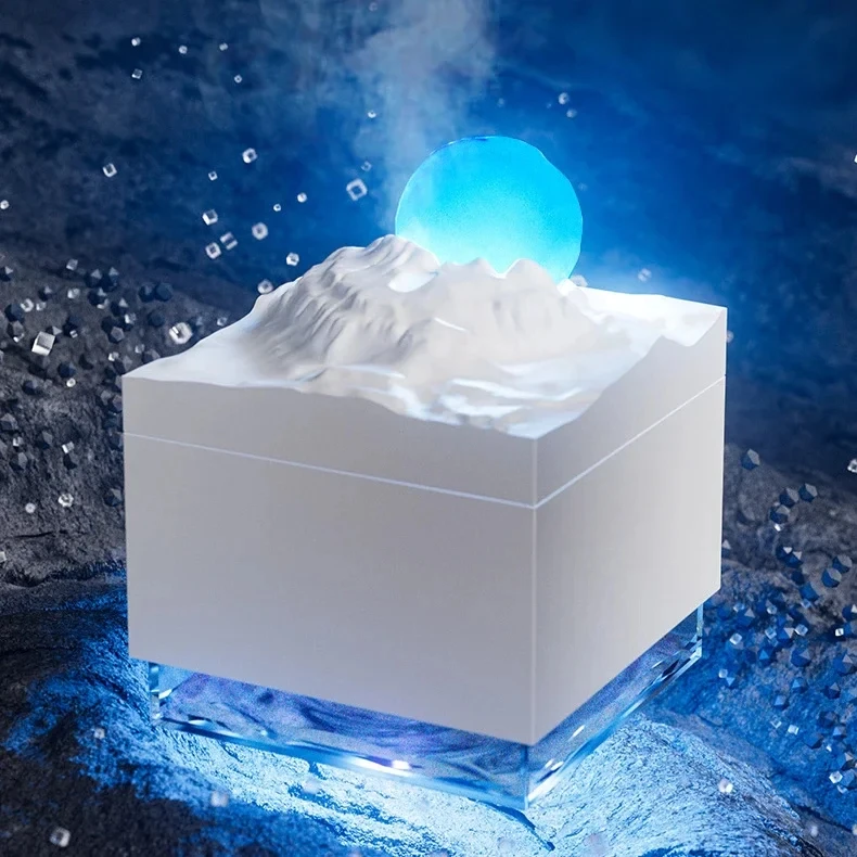 

Creative And Personalized Moon Fall With Mini Humidifier Decorative Lights Desktop Ornaments Moon Companion Sleeping Lights
