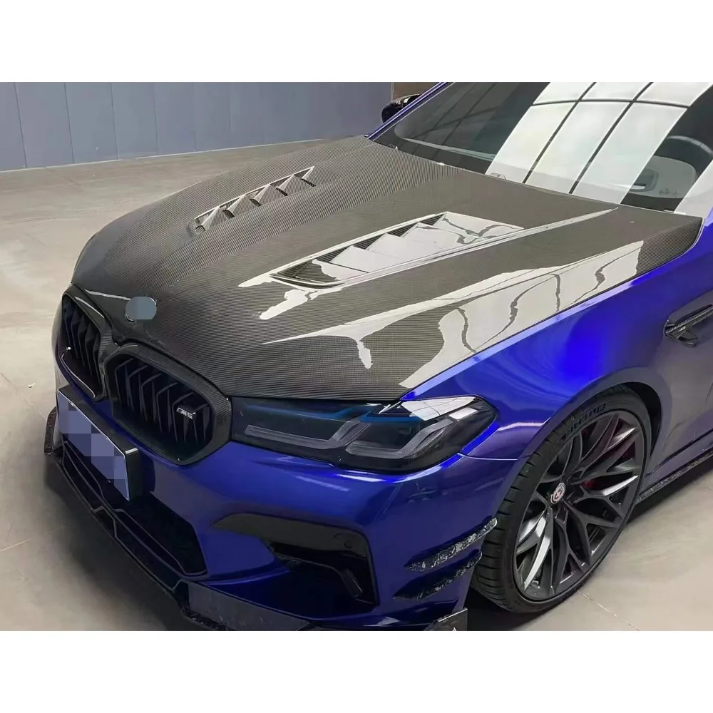 Good Fitment G30 Front Hood For BMW 5 Series G30 2018-IN V Style Real Carbon Fiber Front Hood New Condition Engine Cover