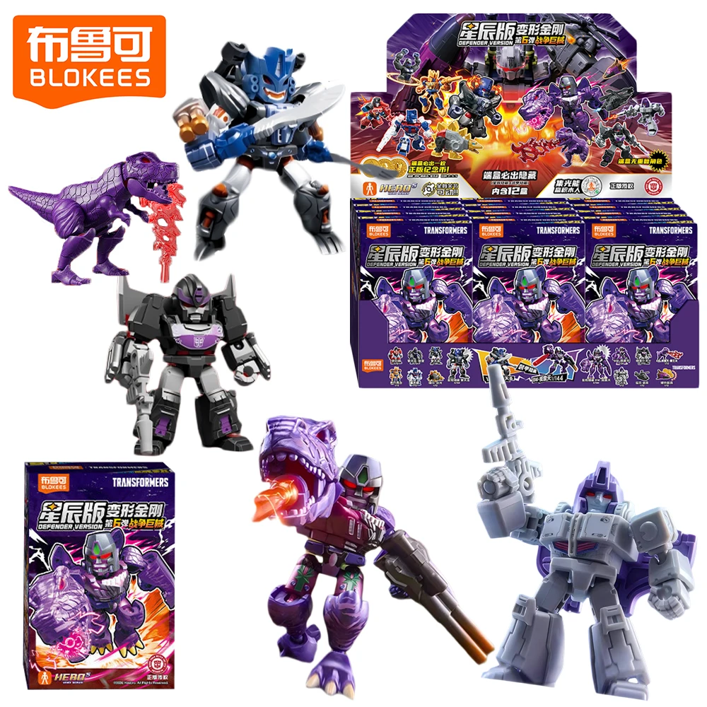 

BLOKEES Genuine Transformers Blind Box Defender Version Vol.6 Megatron Movie Peripheral Model Trendy Toys Birthday Gift for Boys