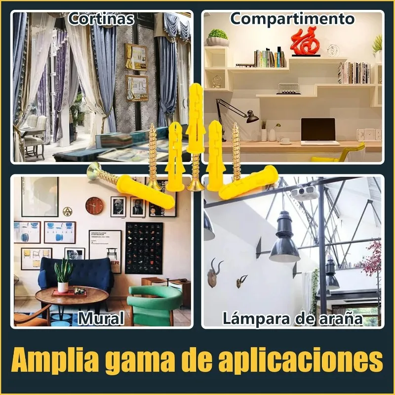 Kunststoff Expansion Rohr Rohr Wand Expansion Anker Stecker Selbstschneidende Rohr Schraube Bohren Stecker Beton Trockenbau Anker Befestigungen