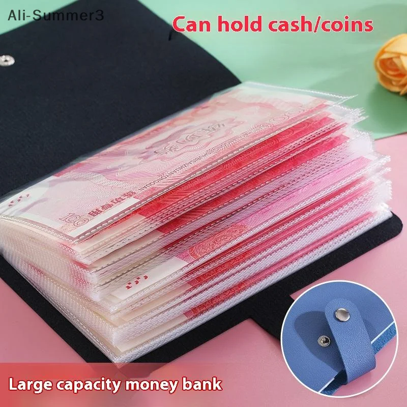 お金節約 100枚封筒 お金節約チャレンジ 油絵 防水 ミニバインダー 貯金チャレンジ 再利用可能