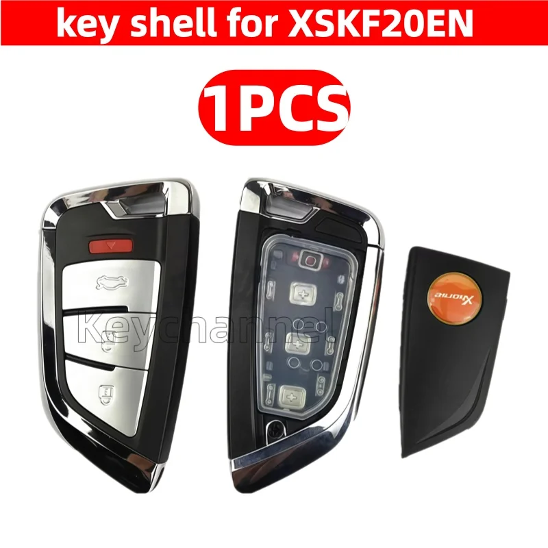 keychannel1pcs 3 Buttons Car Key Shell Keyless Remote Shell Cover Xhorse XSKF20EN XSKF21EN Smart Remote Fob Replace Shell Case