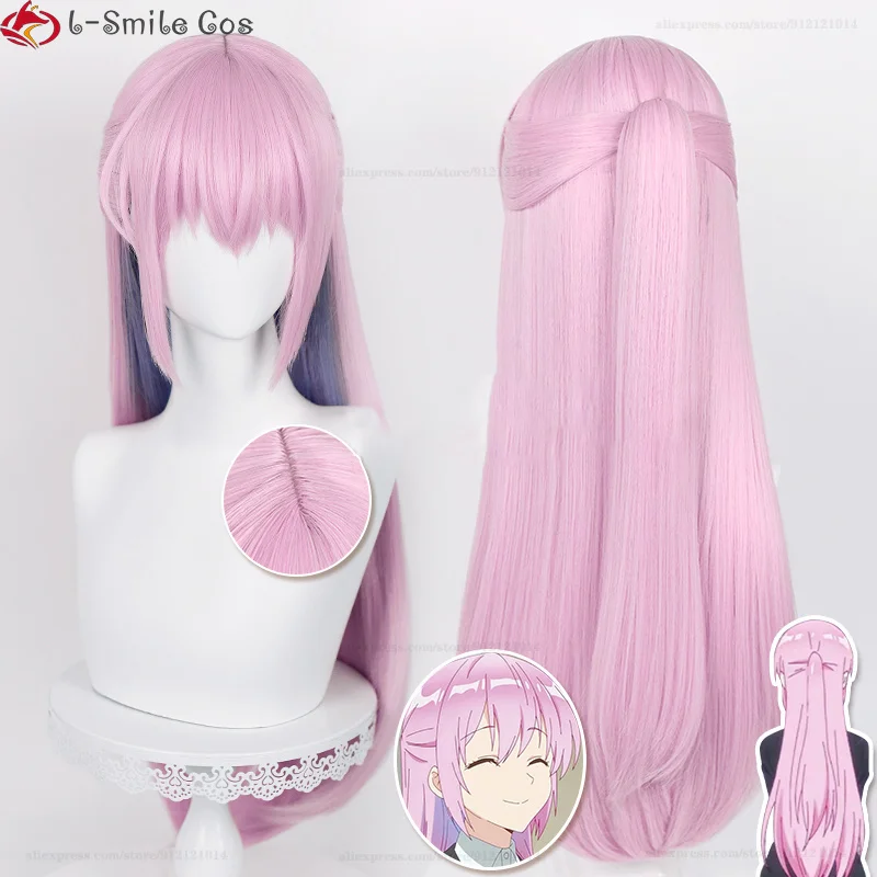 Anime Shikimori Micchon Peruca Cosplay, Resistente ao Calor, Cabelo Sintético, Perucas de Festa, Boné, 75cm de comprimento