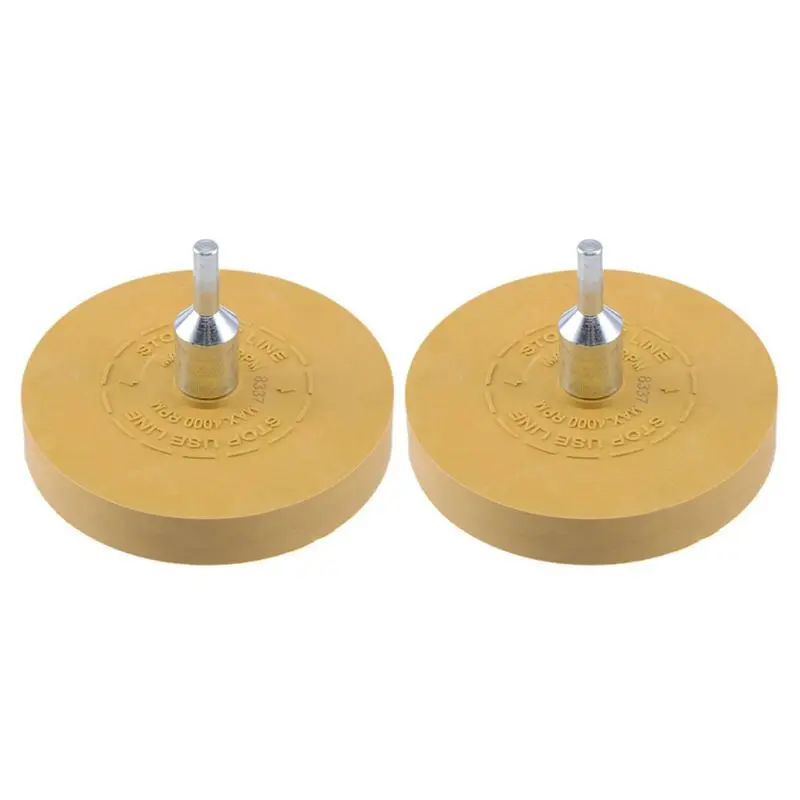 AC88-2X Car Decal Remover Pneumatic Rubber Remover Wheel Film Glue Removal Eraser Scraper Plate Paint Cleaner Polishing Tool