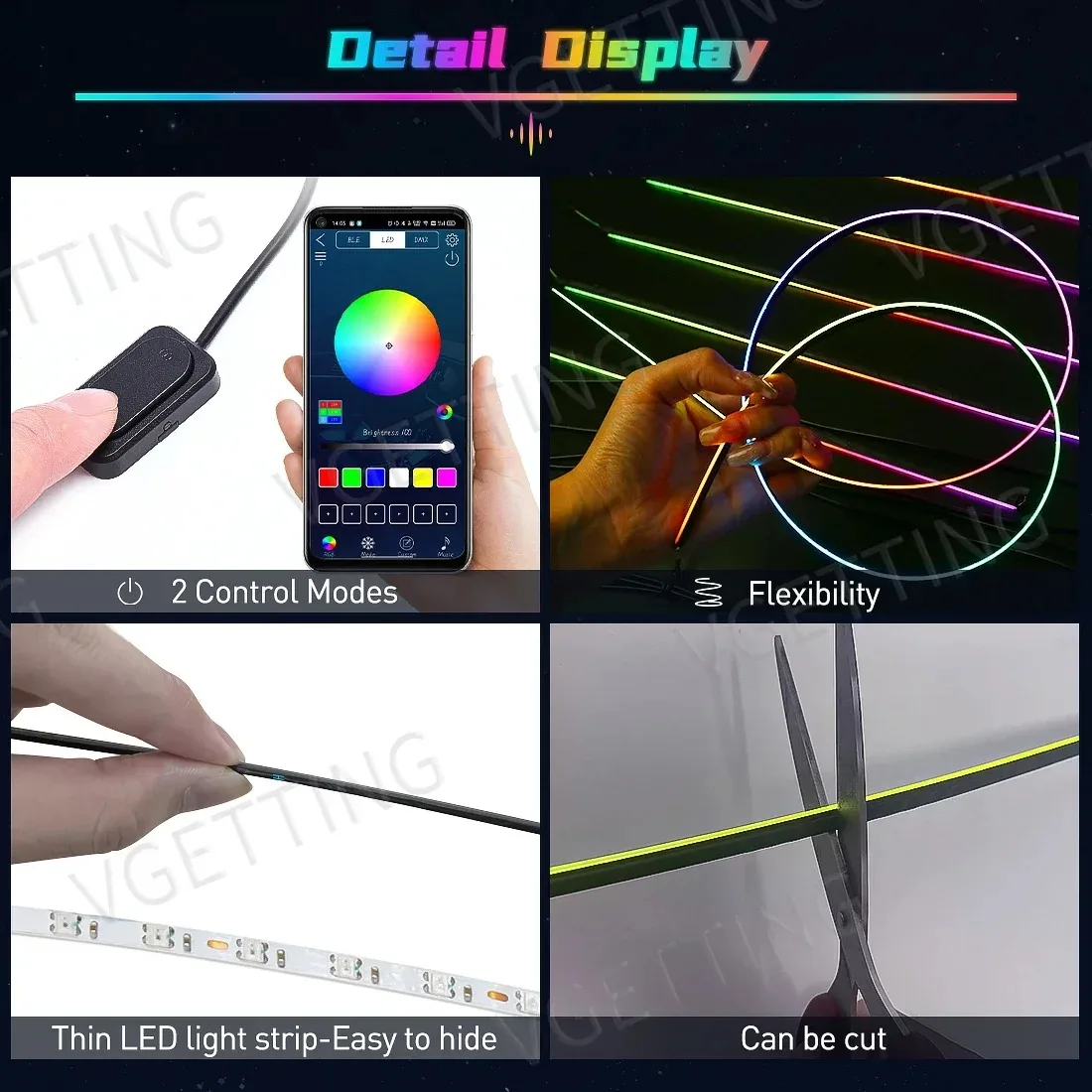 RGB Acrylic Ambient Lights 5