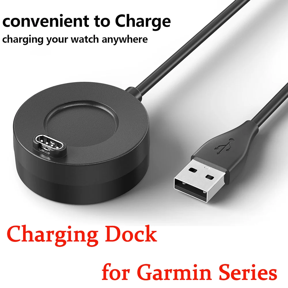 Charger Compatible with Garmin Watch Fenix 7 7S 7X 6 6S 6X 5 5S 5X, Forerunner 245 945,Instinct,Vivoactive 5/3