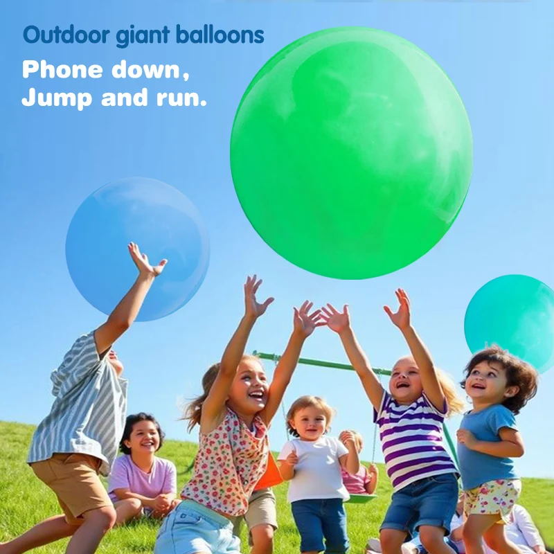 Gigantische buitenballonnen, ronde ballonnen voor kinderentertainment, familieactiviteiten, veelkleurige feestdecoratieballonnen, park buitensport, bruiloft en vakantiedecoraties
