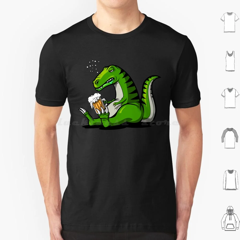 

T-Rex Dinosaur Beer Party T Shirt 6xl Cotton Cool Tee T Rex Dinosaur Funny Dinosaur Tyrannosaurus Rex Dinosaur Lover Beer Lover