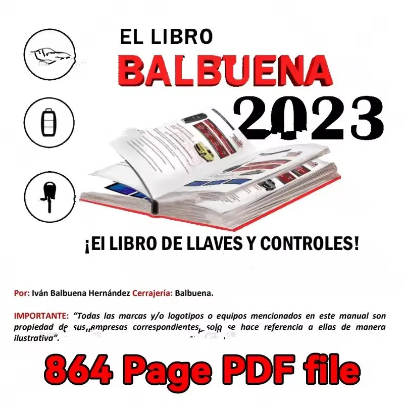 

2023 Balbuena Full Page 864 Excellent Manual For Locksmiths The Book Of Keys And Control Spanish Ei Libro De Llaves Y Controles