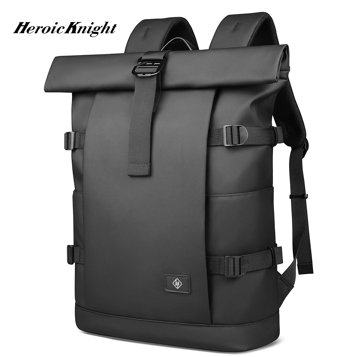 Heroic Knight Travel Backpack Men Waterproof Weekend Camping Daypacks Large Capacity Rolltop Business Computer Backpack for 17