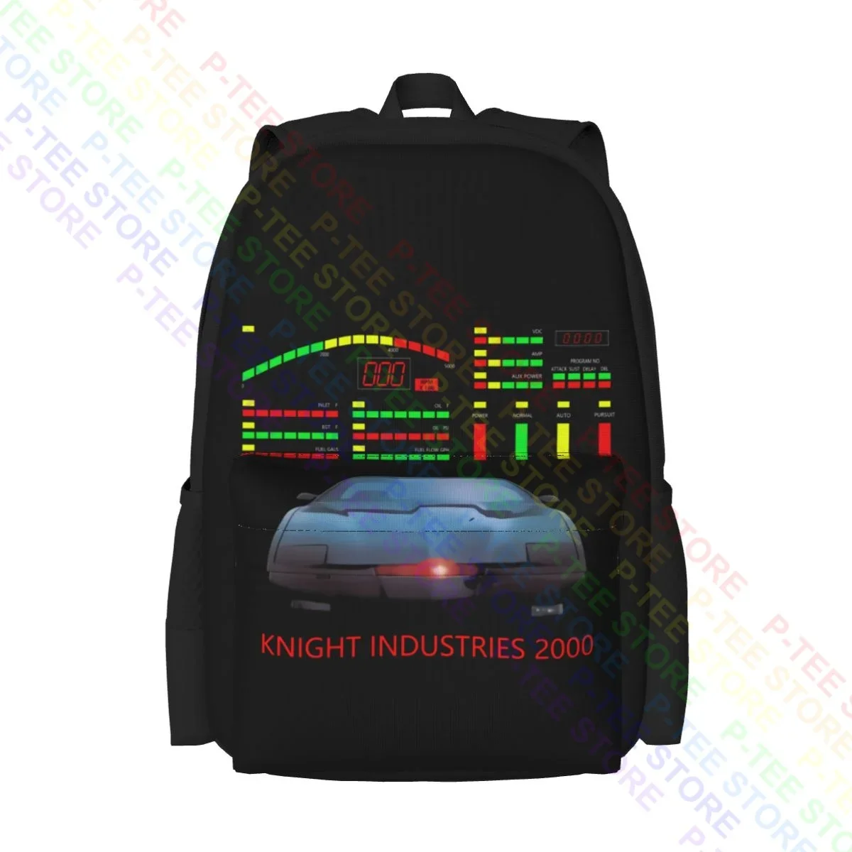 Knight Rider Kitt Dashboard Large Capacity Backpack Travel Foldable 3d Printing Outdoor Running