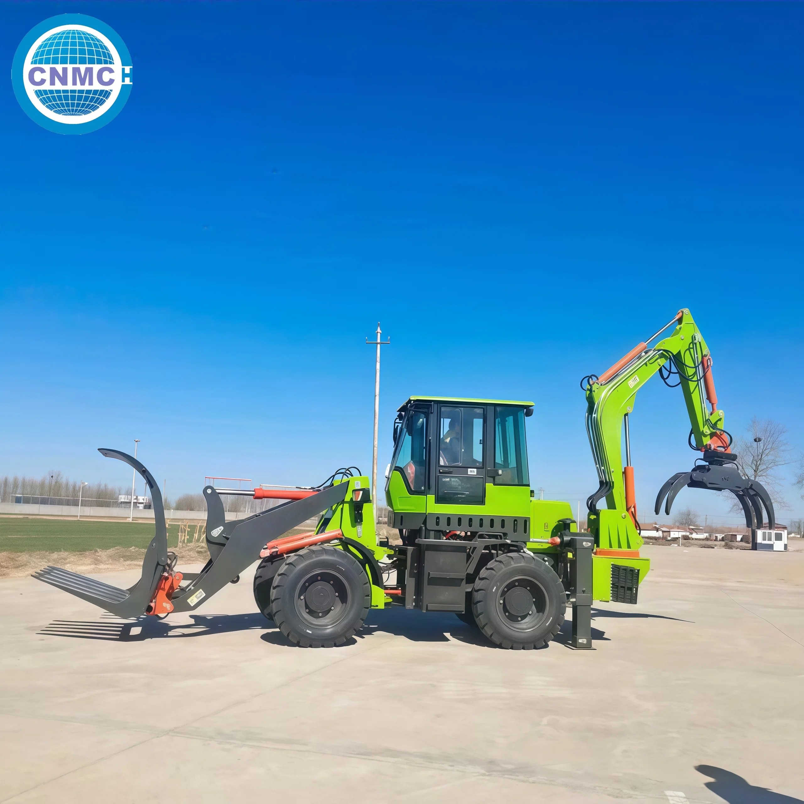 CNM30-25 4x4 Wheel Excavator Loader Backhoe Excavator Loader A-frame leg Two-End Operation With accessories EPA CE Certified
