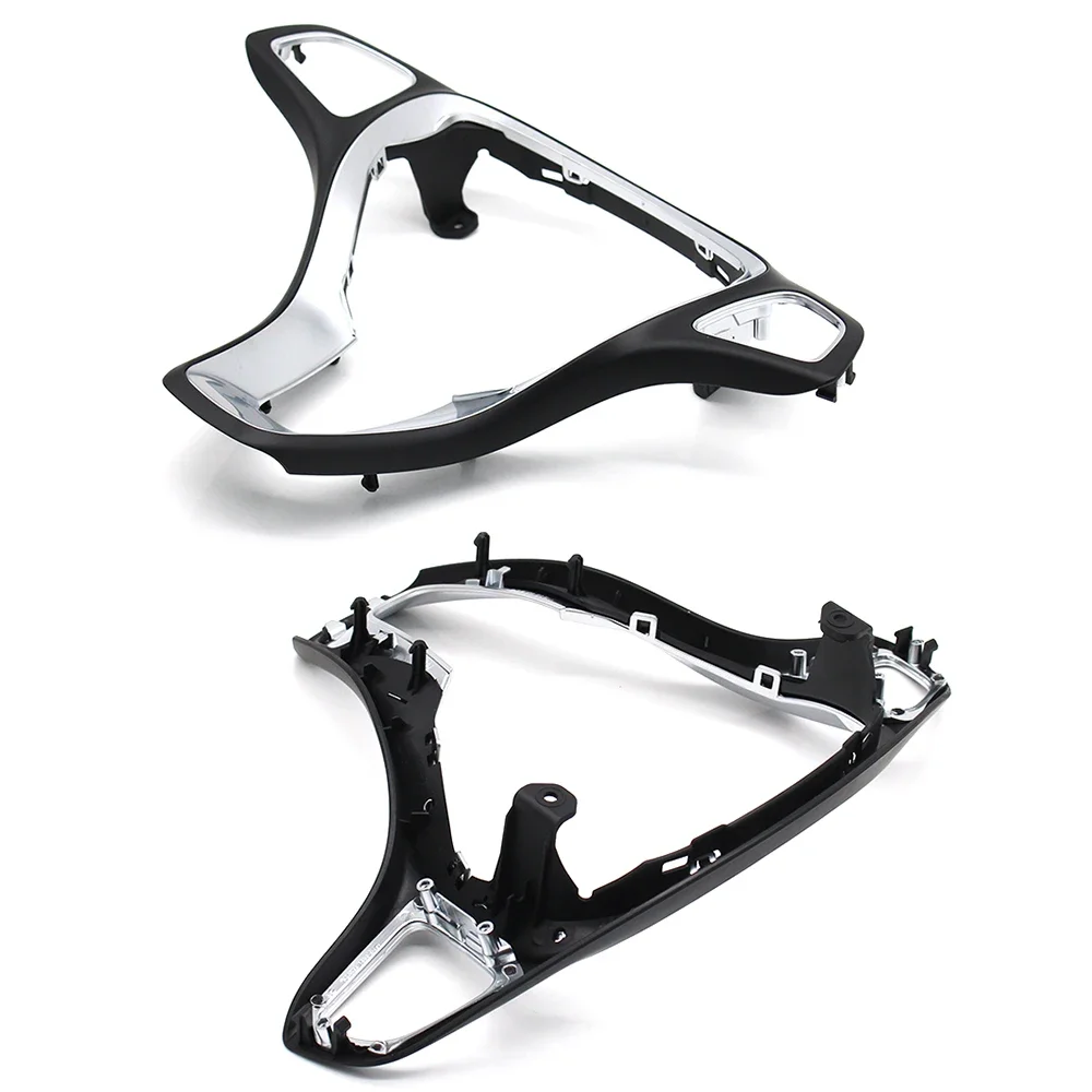 W205 W213 W253 W218 W166 W447 Verbesserte Innen Auto Lenkrad Chrome Abdeckung Panel Trim Für Mercedes Benz C E GLC CLS Klasse – Detail 11