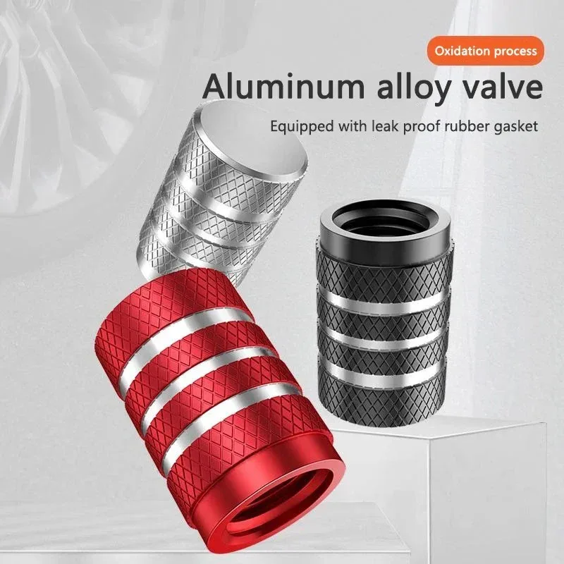 5Pcs Car Tire Valve Caps Auto Tyre Air Stem Dust Cover for Car Styling For Alfa Romeo  Giulia Giulietta GT Mito Brera F1 Stelvio view 3