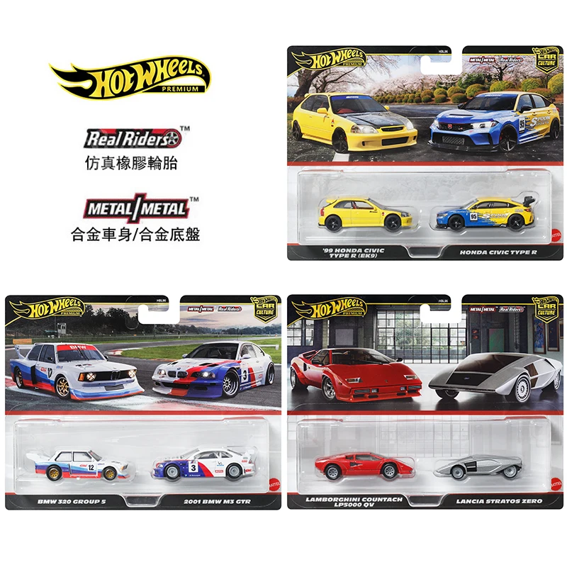

Подлинная культура автомобиля Hotwheels, комплект из 2 упаковок, 2024, 1/64, литой под давлением автомобиль премиум-класса, коллекционные модели автомобилей, новые нераспечатанные Hbl96 крутые подарки для мальчиков