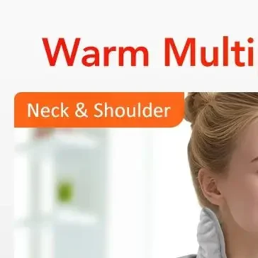 التدفئة الكهربائية الكتف منصات الرقبة شال عنق الرحم مدلك USB دعامة عنق الرحم التفاف ضغط حراري تخفيف التعب الدافئة 2026 #6