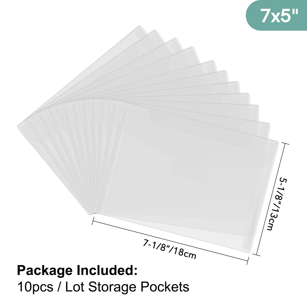 10 Pack Stamp and Die Storage Pockets