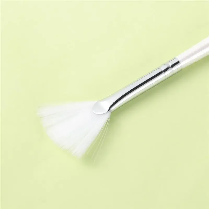 3pcs Makeup Scalloped Face Scalloped Long Handle Mini Mini Mini Scrub Brush Shape Makeup Brush Professional Skin Care Face