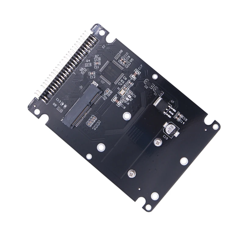 Msata to ide Gehäuse Gehäuse Box msata bis 2,5 Zoll ide 44-poliges Hochgeschwindigkeits-Festplatten gehäuse mini pci-e ssd Solid State externer Adapter