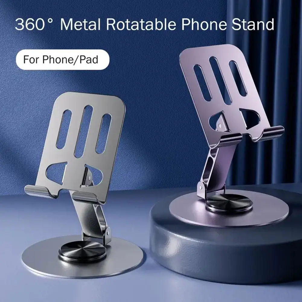 All Metal Aluminum 360 Rotation Tablet Holder For IPad Holder Tablet Stand Mount Adjustable Flexible Mobile Phone Stand