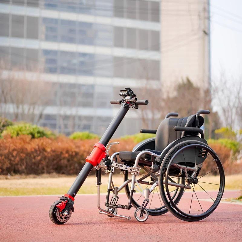 Electric Wheelchair Handbike Handcycle Attachment Drive Unit Power Assist Add-On For Elderly Mobility Care