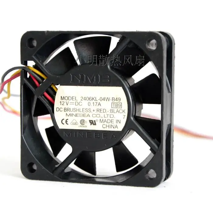 

2406KL-04W-B49 12V 0.17A 606015MM BALL BEARINGS FAN