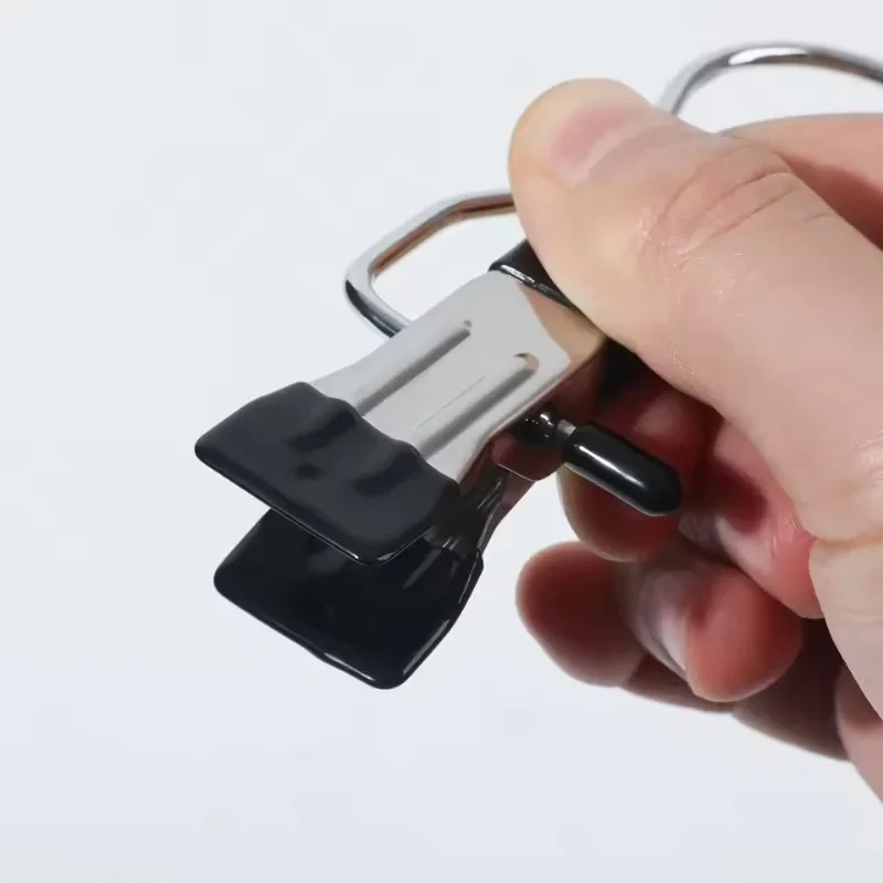 10 قطعة شماعات من الفولاذ المقاوم للصدأ متعددة الألوان مع مشابك شماعات محمولة مناسبة لتخزين القبعات والسراويل والجوارب في غرف الغسيل #2