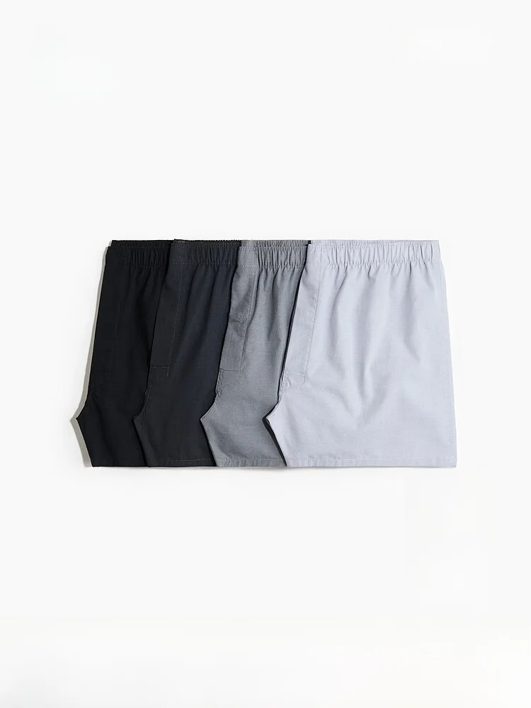h-m-nueva-coleccion-de-verano-paquete-de-4-calzoncillos-boxer-tejidos-para-hombre-comodos-de-cintura-media-ropa-interior