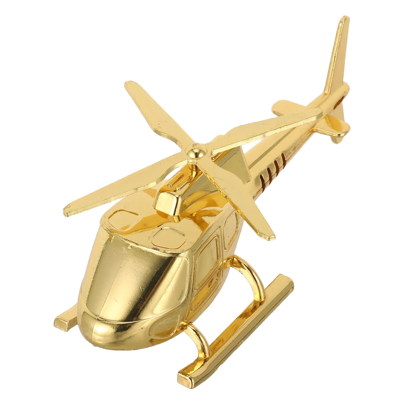 

Миниатюрный литой металлический вертолет в ретро-стиле, декоративная модель самолета для мальчиков и девочек, подарок на день рождения