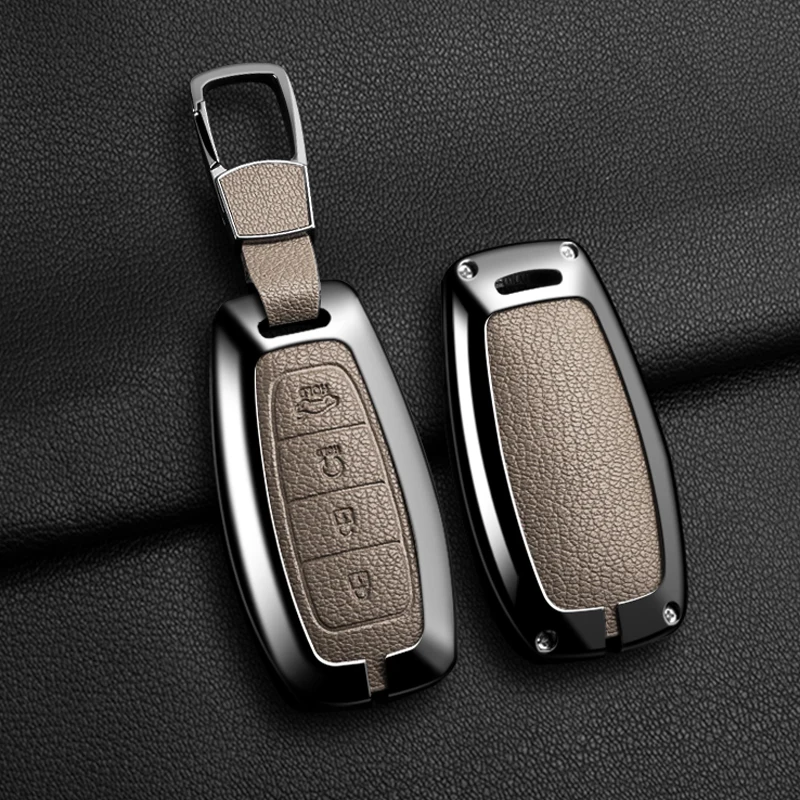 

Zinc Alloy Car Key Case Cover Keychain for Hyundai I30 Ix35 KONA Encino Solaris Azera Grandeur Ig Accent Santa Fe Palisade