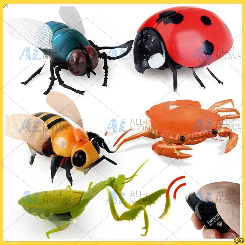 Remote control insects, remote control flies, bees, ladybugs, infrared remote control electronic pet tricks