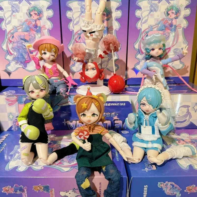 

Eve Lynna Dream Park Series 18cm Bjd Mjd Movable Doll Kawaii Model Children Cute Toy Gift Action Figure Toys Anime Figures gift