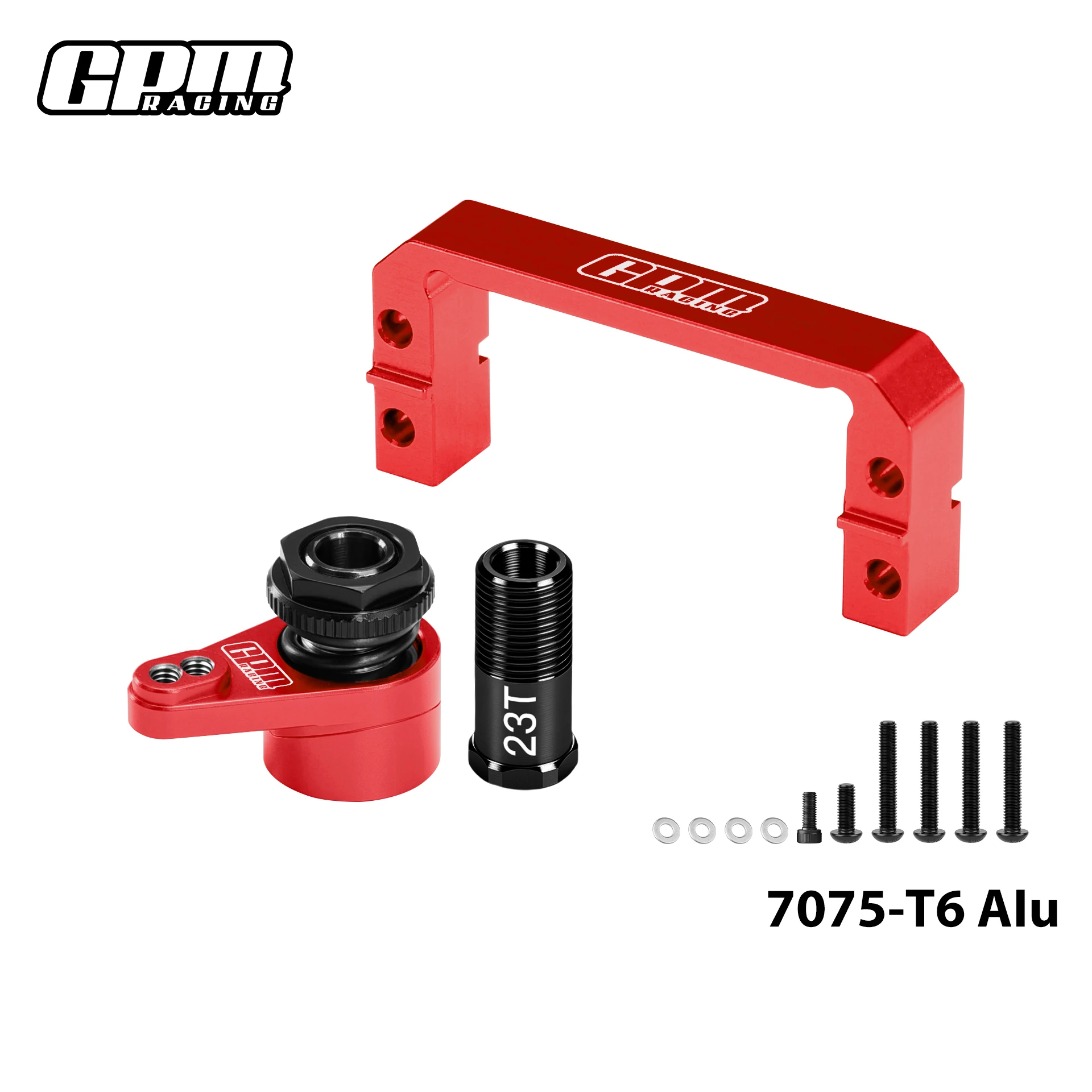 GPM Alloy 7075 Servo Mount & Servo Horn 25T Set For ARRMA 1/8 Mojave / Typhon / Vendetta / Infraction/ 1/10 Big Rock / Granite - view 5